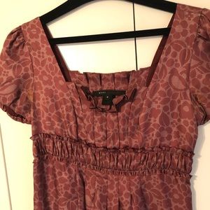 Marc Jacobs silk floral blouse